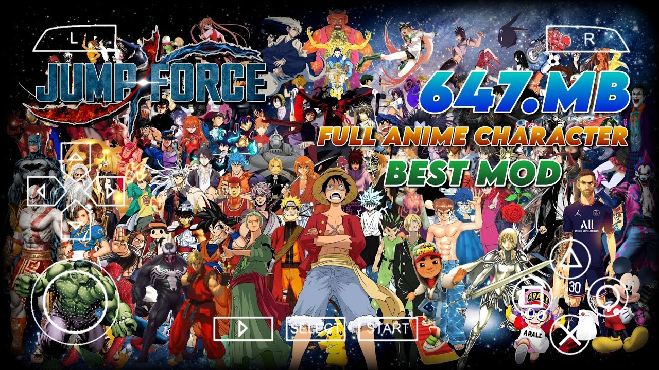 CROSSOVER MULTIVERSE PPSSPP Android Offline | Full ANIME Characters ...