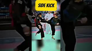 SIDE KICK💥#shorts #combo #taekwondo #martialarts #muaythai #sidekick #kick #selfdefense #lesson