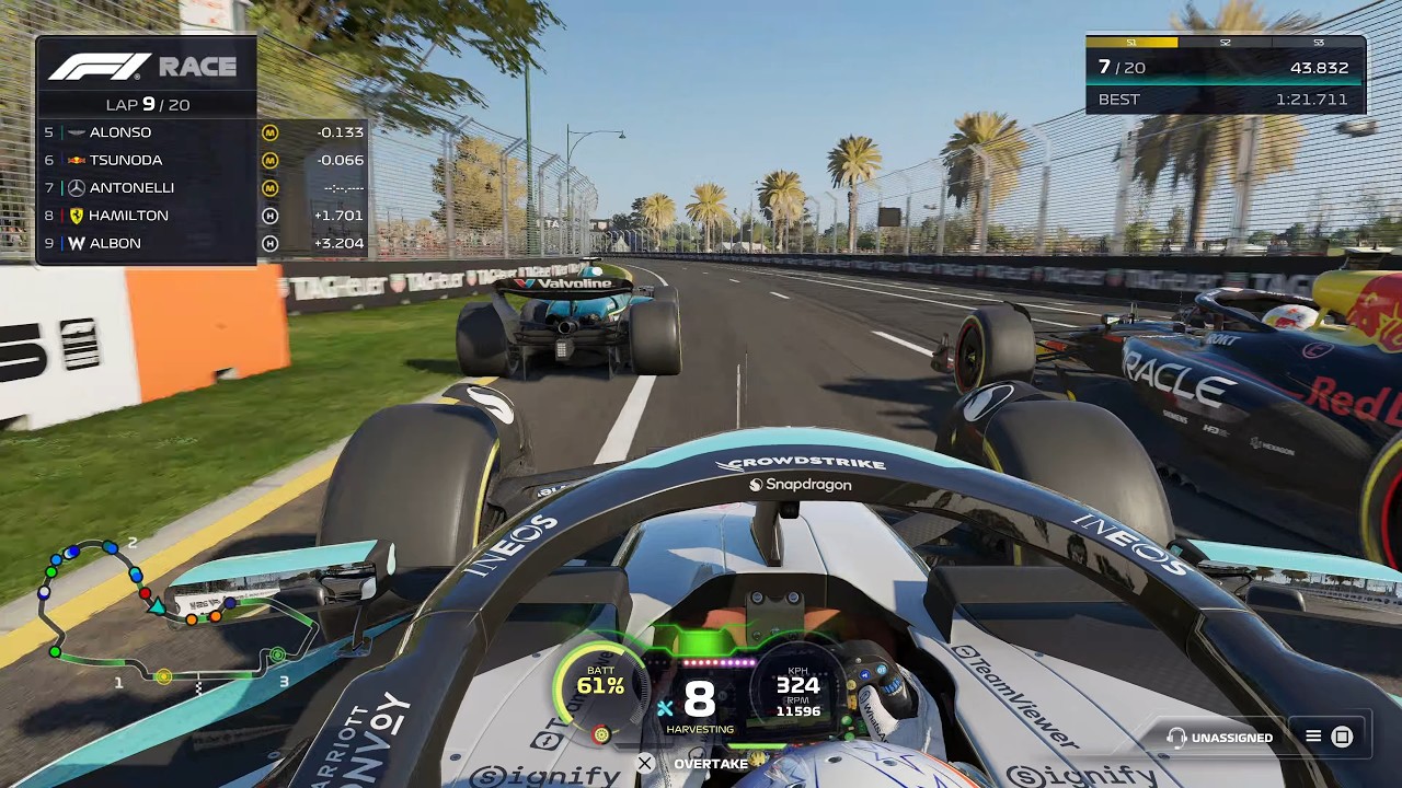 F1 25 | Melbourne | Mercedes F1 W16 E Performance | Antonelli