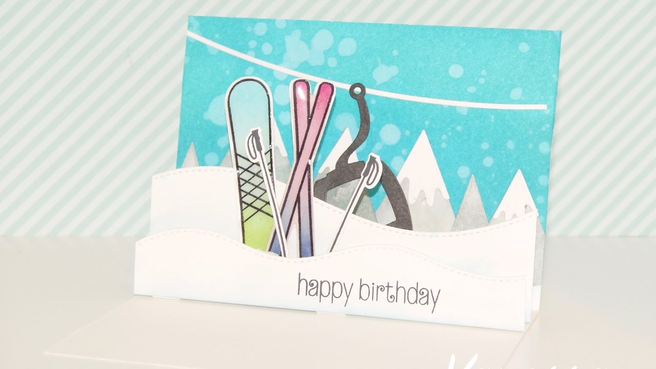 Winter Ski Scene- Christmas Card Series video phone beyonce mp3