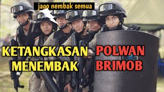 LATIHAN MENEMBAK POLWAN BRIMOB||TEHNIK SULIT