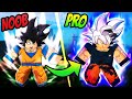 Becoming Mastered Ultra Instinct Goku In One Video🔥 Dragon Ball Roblox