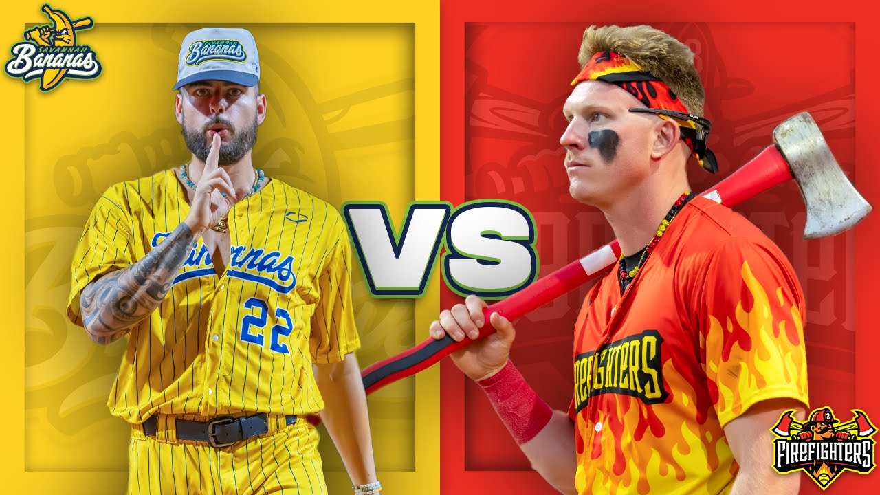 Savannah Bananas Firefighters Calendar Crew