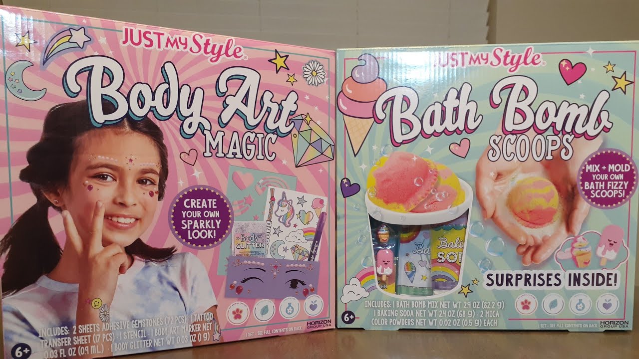 Just My Style unboxing , Bath Bomb and Body Art