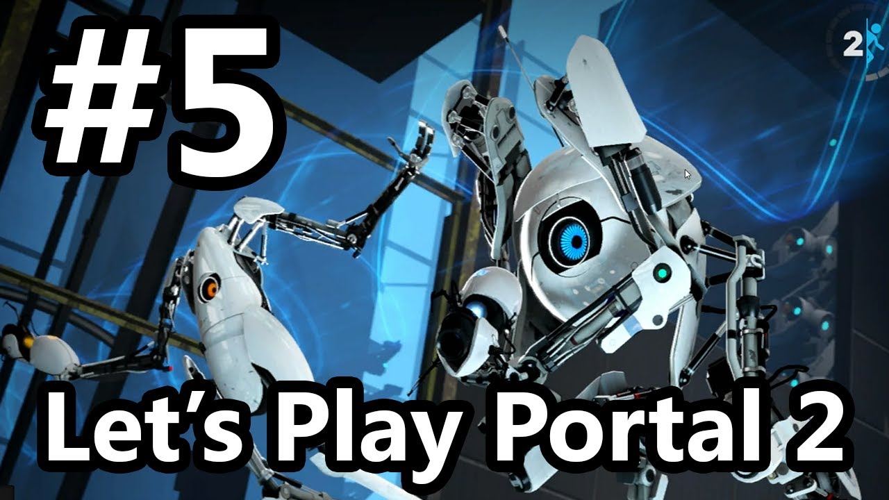 Let's Play Portal 2 Co-Op (BLIND) - Part 5: Portal Launching Puzzles ...