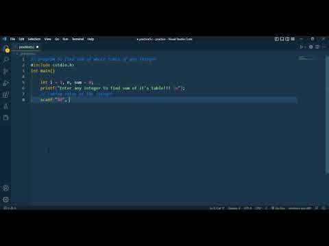 Step-by-Step Guide: How to Print the Sum of a Table of a Given Integer in C Programming #programming