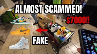 I ALMOST GOT SCAMMED FOR $7,000 | $15,000 Cashout @ Jus Nice Snkr Convention