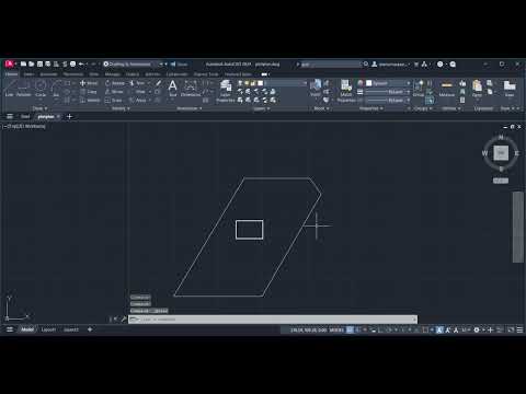 Using the Rectangle Command in AutoCAD