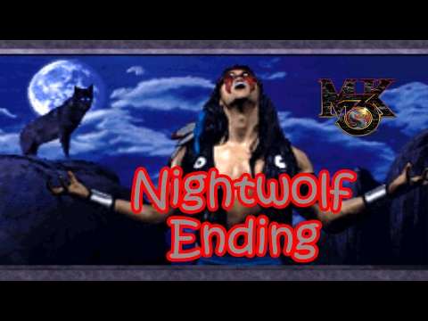 UMK3 / MK3 - Nightwolf Ending (Mortal Kombat 3 Style)