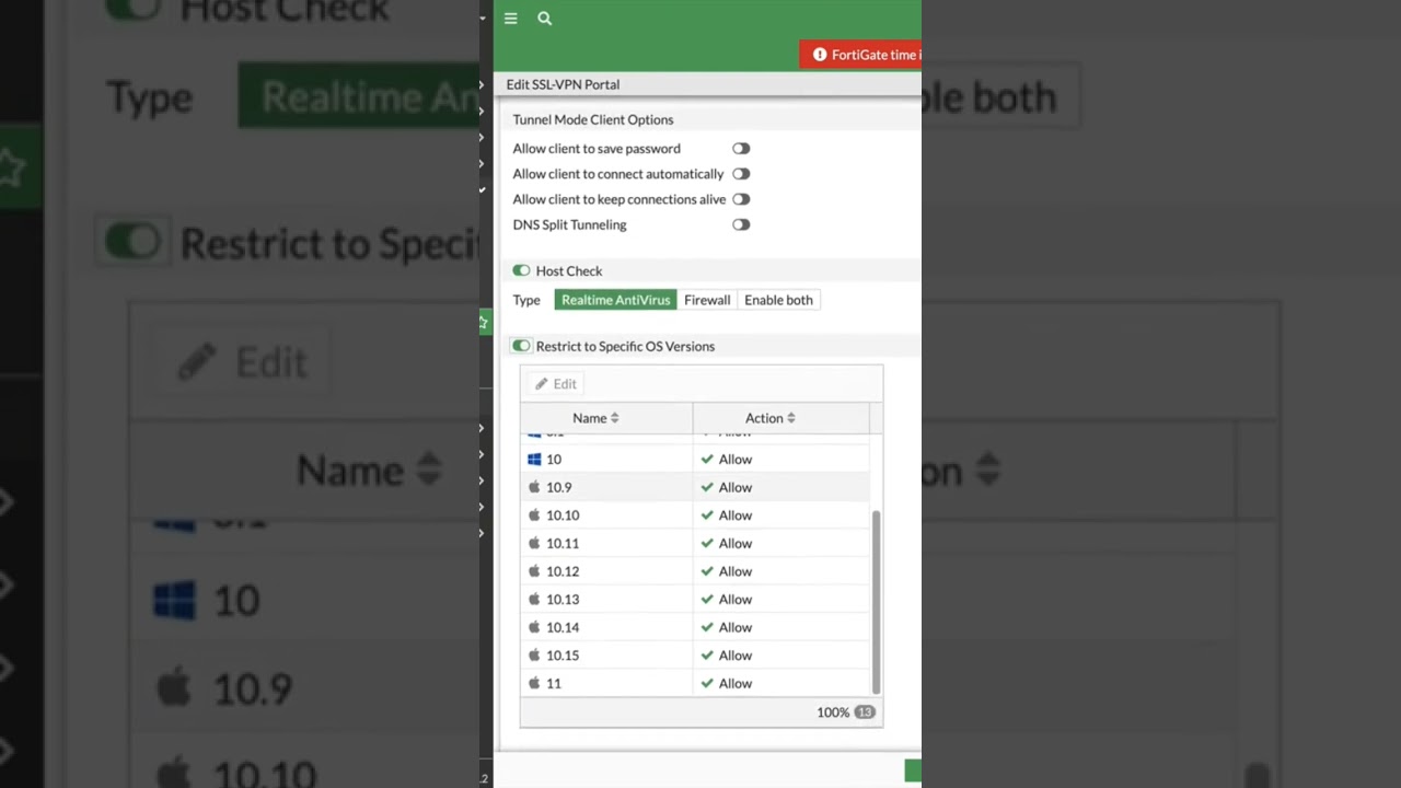 Host Check before your VPN starts !!!