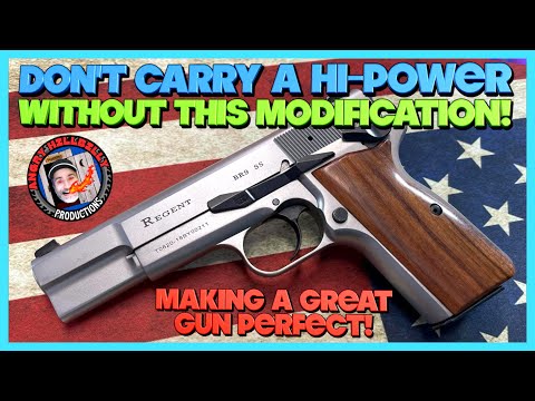 Don't Carry a Hi-Power Without This Modification!..(Making a Great Gun Perfect!)