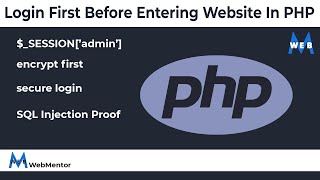 Login  First to Enter in Admin Dashboard In PHP | Urdu & Hindi