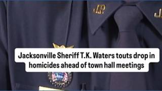 Jacksonville sheriff touts drop in homicides ahead of town hall meetings