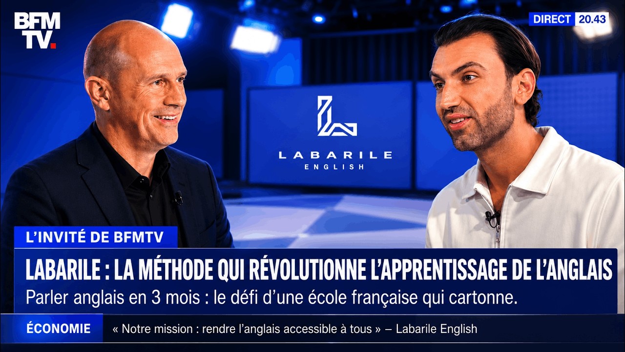 Luc Labarile sur le plateau de BFM Business