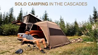 SOLO CAMPING, Mountains [ ASMR, Relaxing Car Camping ] screenshot 5