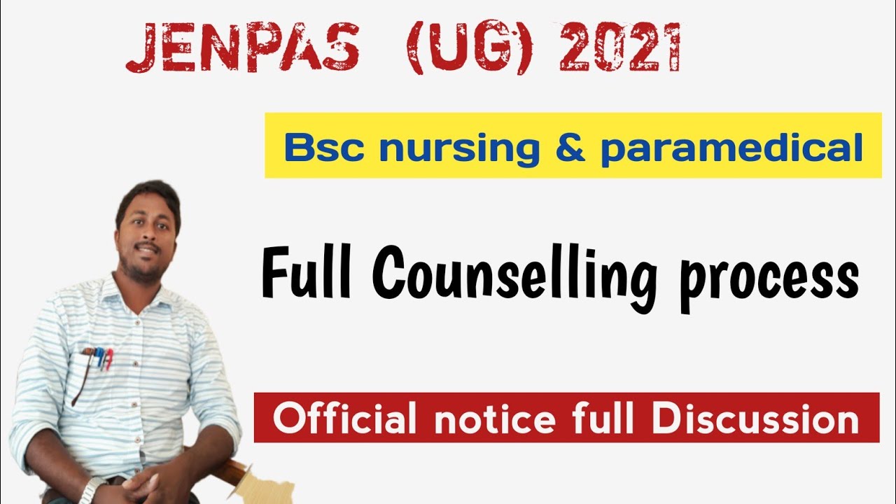 JENPAS full counselling process 2021 ll Bsc nursing & paramedical admission ll registration