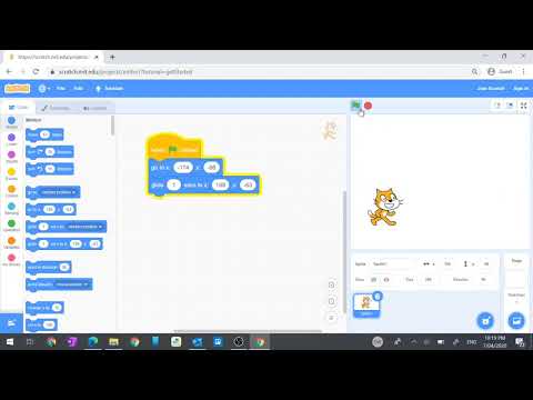 Scratch   glide across screen