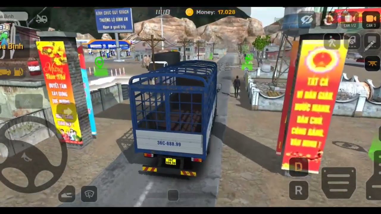 Pig meal delivery cargo transport truck driving vintem | delivery cargo transport truck driving