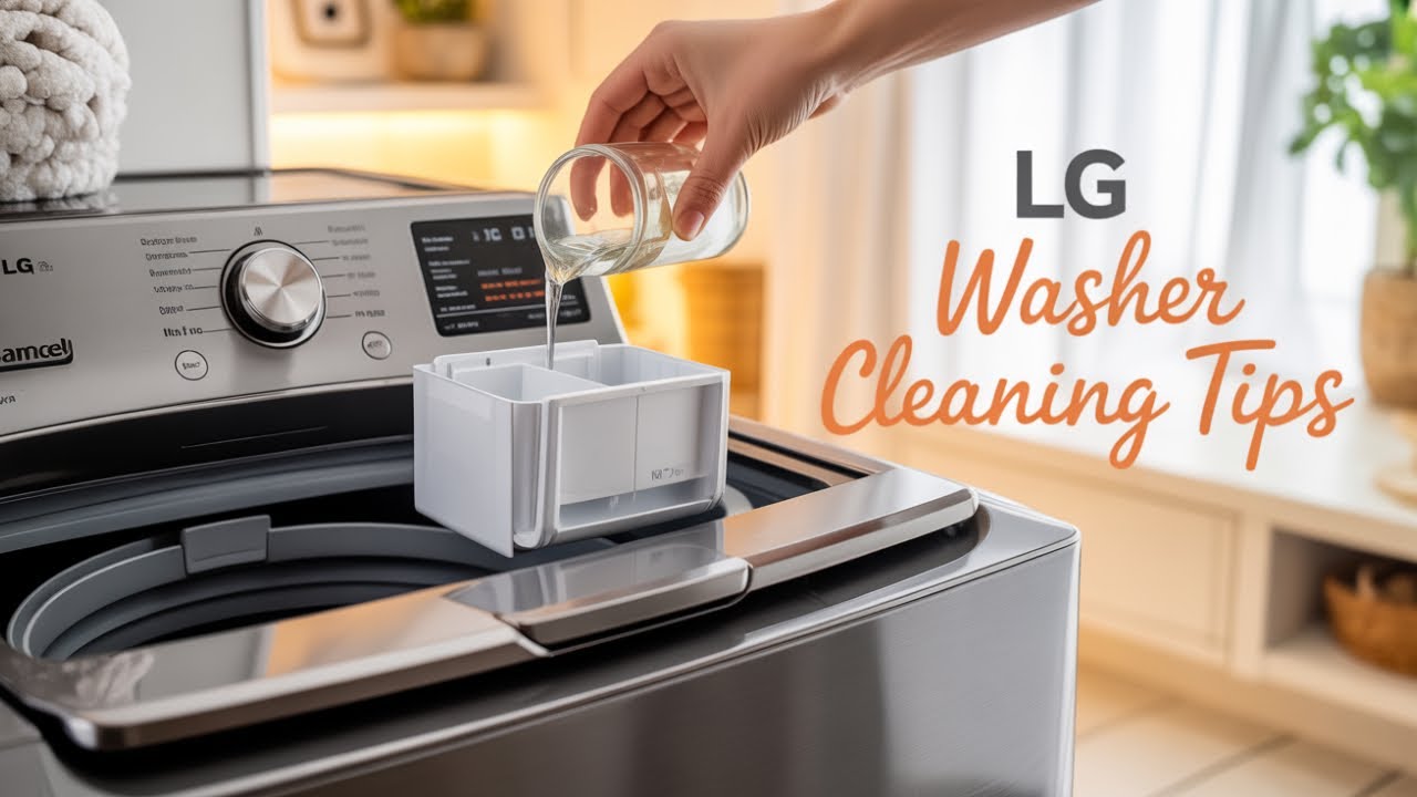 How to clean top loader LG washing machine **FULL GUIDE** (Works 2026)