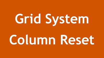 [ Twitter Bootstrap 3 In Arabic ] #07 - Grid System Column Reset