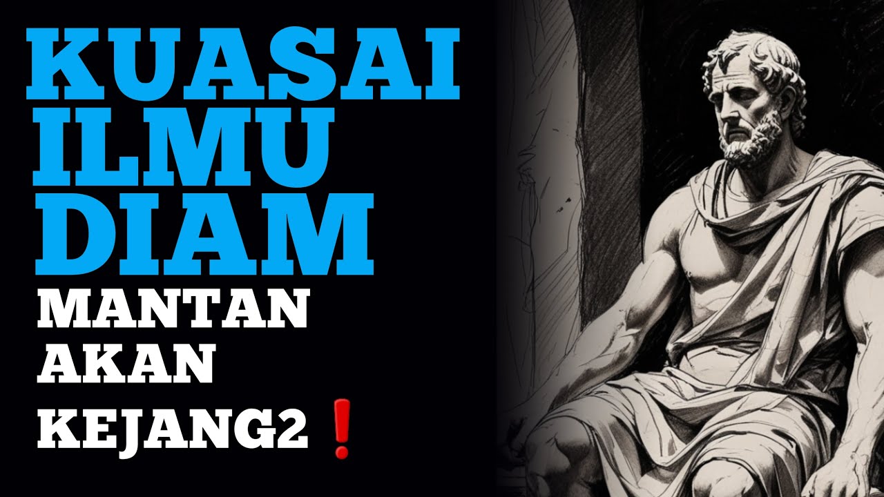 Kuasai ilmu diam kamu akan tenang mantan kejang2 | sketsa stoik | stoikisme | filosofi stoik.