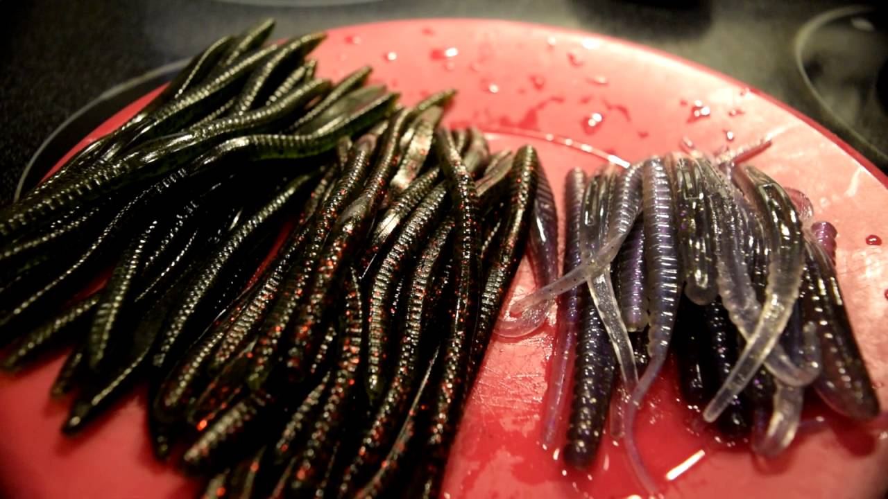 How to diy ~ modify soft plastics fishing baits to give them double the  action 