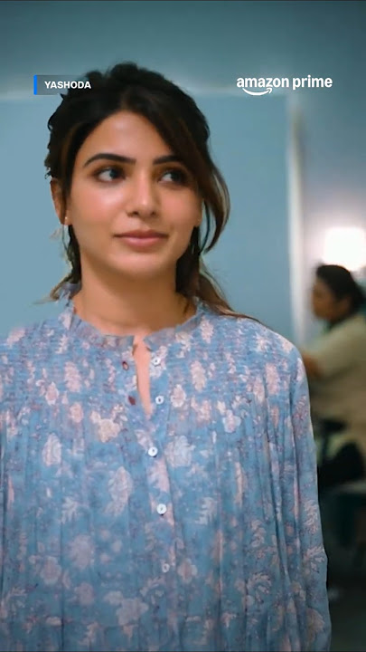Samantha Ruth Prabhu PLAYS a CUTE PRANK but gets CAUGHT 🤭 | Yashoda  #primevideoindia #movie #shorts