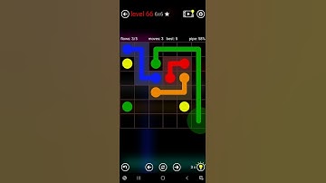 flow free level 66 | games | android | flow free | level 66 | 6x6 #flowfree #android #game #mindgame