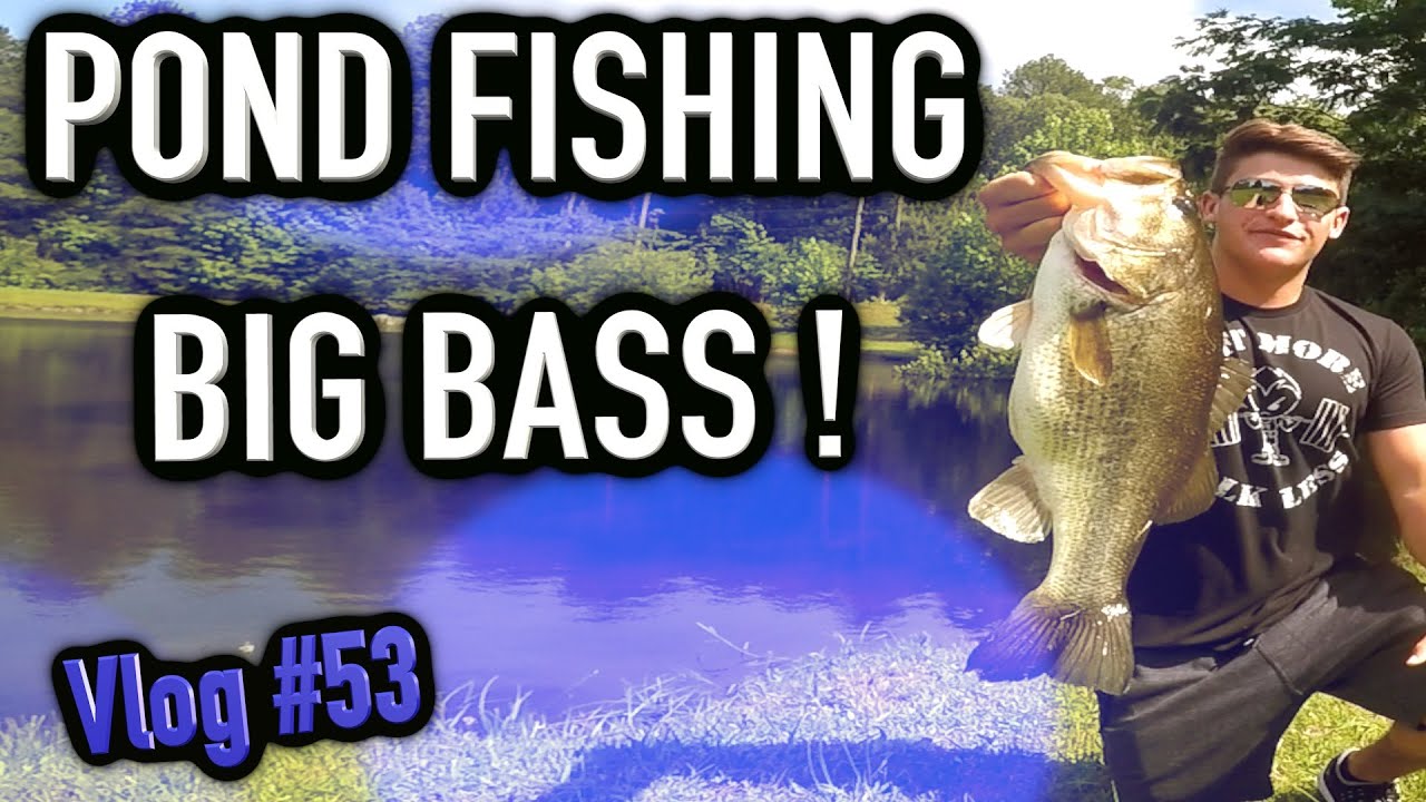 fishing with worm lures Pond Fishing / Pond Hopping for Big Bass ~ Vlog #53