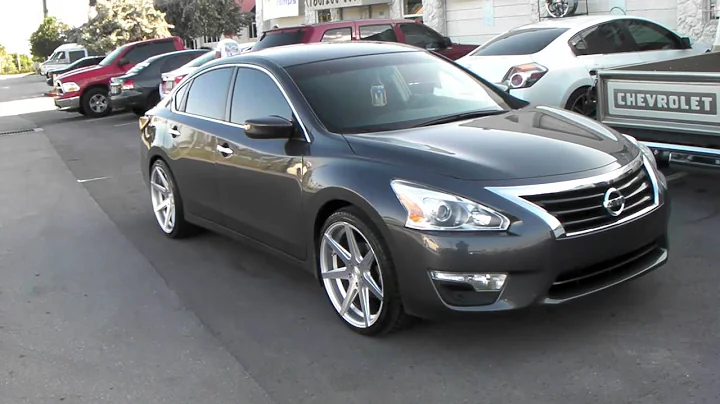 877-544-8473 20" Inch Rohana RC-7 Machine Silver Wheels 2014 Nissan Altima Rims Free Shipping