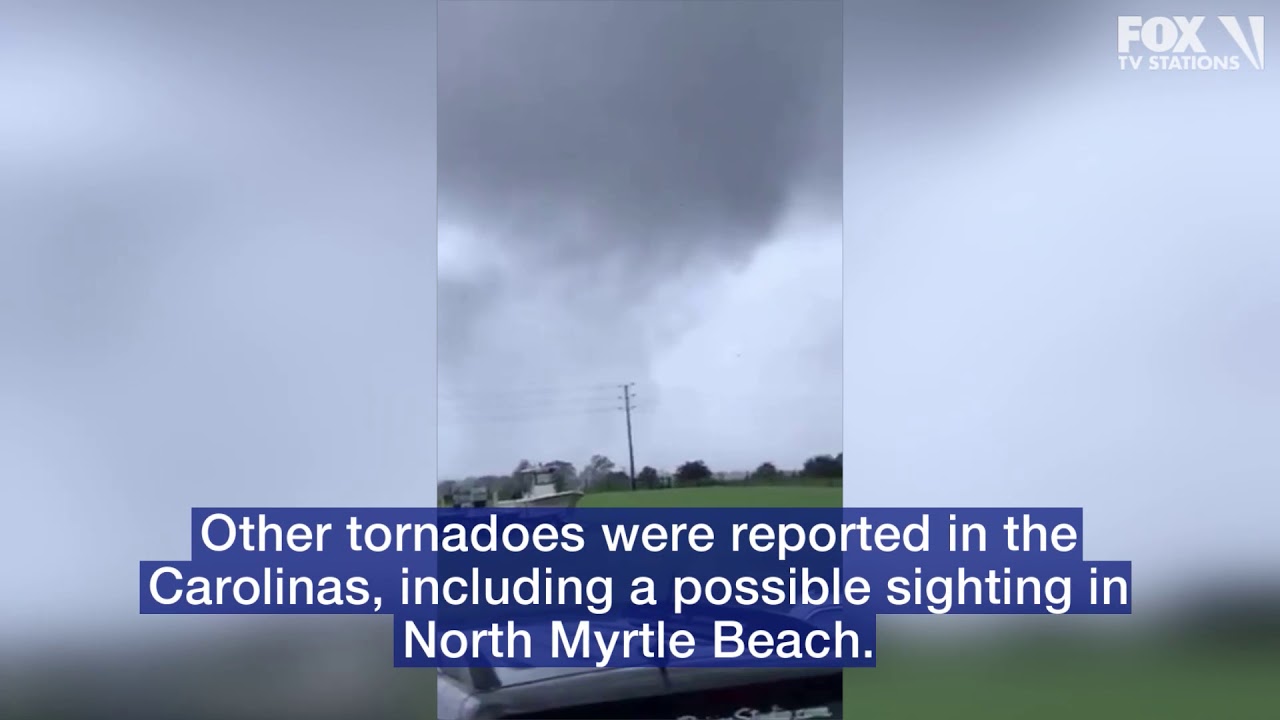 Video shows tornadoes hitting Carolinas as re-energized Hurricane Dorian moves up coast dorian prato garcia