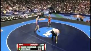 Jordan Oliver vs Andrew Hochstrasser 2011 NCAA finals 133lb