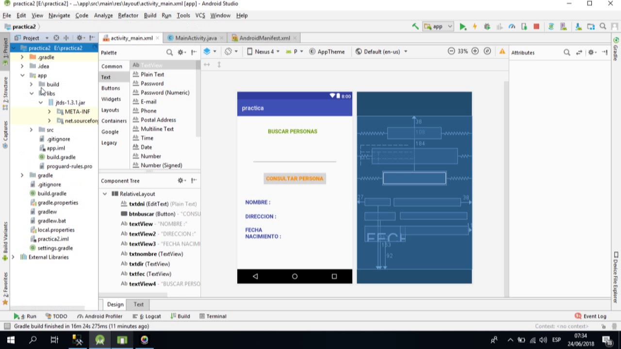 Consulta persona en Android Studio - YouTube