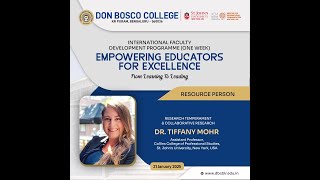 International Faculty Development Programme | Don Bosco College | Bengaluru | Day 04