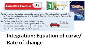 Integration formative exercise 3.2 Q7 Q8 pengamiran latihan formatif 3.2 form 5 kssm textbook