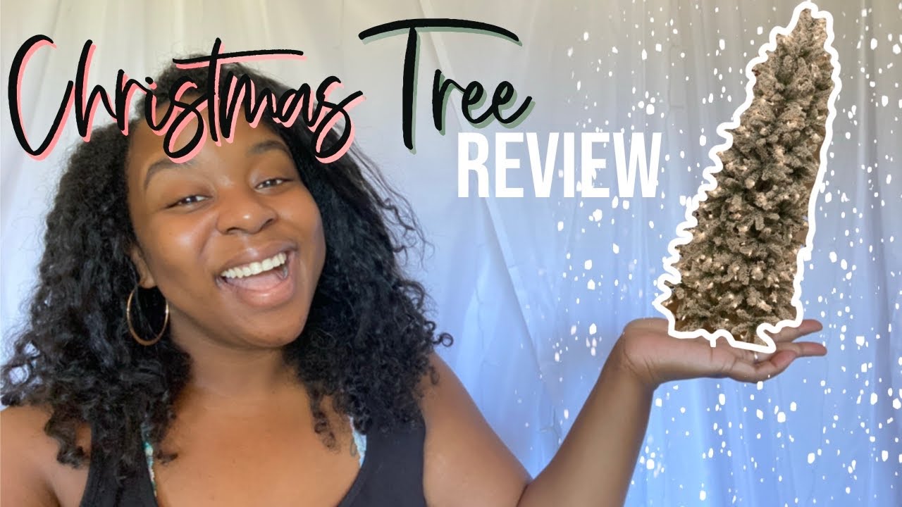 CHRISTMAS TREE REVIEW Puleo 7.5 Ft Flocked Pre Lit Fraser Fir