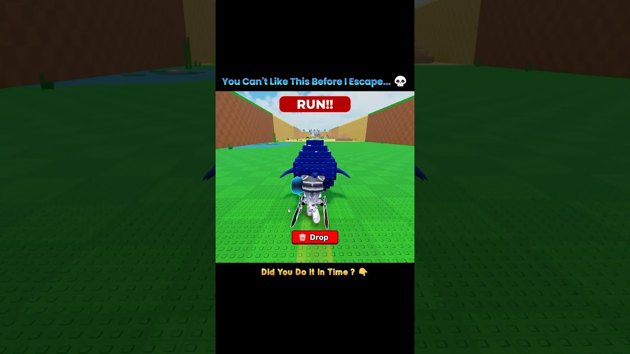 Can You Like Before I Get Caught?! 😱 #shorts #roblox #stealanegg