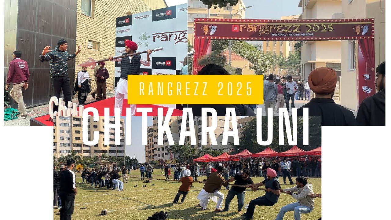 RANGREZZ 2025 at chitkara university❤️ #funny #tugofwar #chandigarh #chitkara #jattlife 