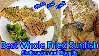 Bluegill Clean And Cook  Shellcracker Clean And Cook  Whole Fish and Fillet Fish Clean And Cook