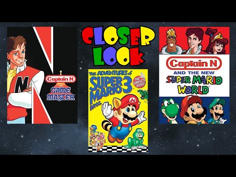 Closer Look Captain N The Game Master Super Mario Bros 3 Super Mario World DVD Sets 