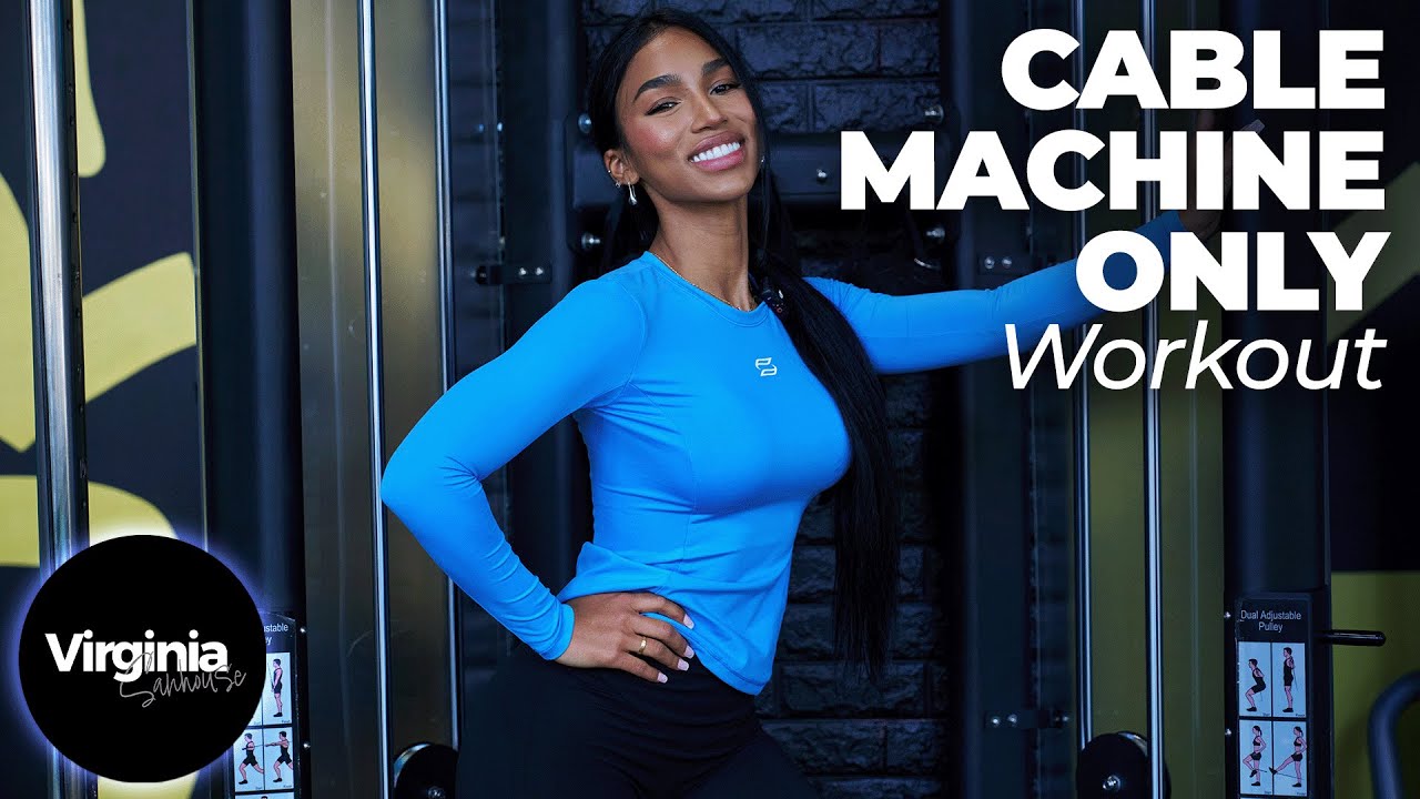Working Out with Cable Machine Only - YouTube