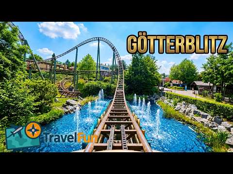 Extreme Thrills on Götterblitz Roller Coaster 🎢 | Familypark Austria thumbnail
