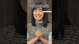 Stephen and Marie Kondo Share Joy Over American Culture #trending #shorts #viral #mariekondo