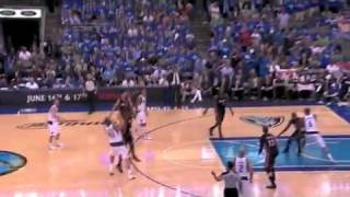 Dirk Nowitzki Scores A Rainbow 3-Pointer