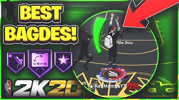 *NEW*BEST PLAYMAKING SHOT CREATOR BADGES TO HIT GREENS AND BREAK ANKLES - NBA 2k20 BEST BUILD!