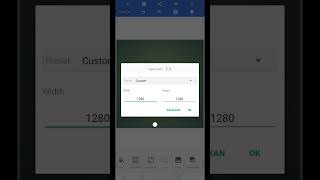 Cara Setting Ukuran cetak pada Aplikasi Pixellab. #pixellabtipsandtricks #tutorialpixellab