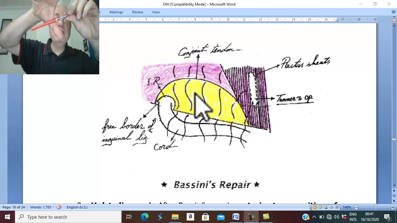 Hernia in Arabic 14 ( Indirect Inguinal hernia , part 5 ) , by Dr. Wahdan
