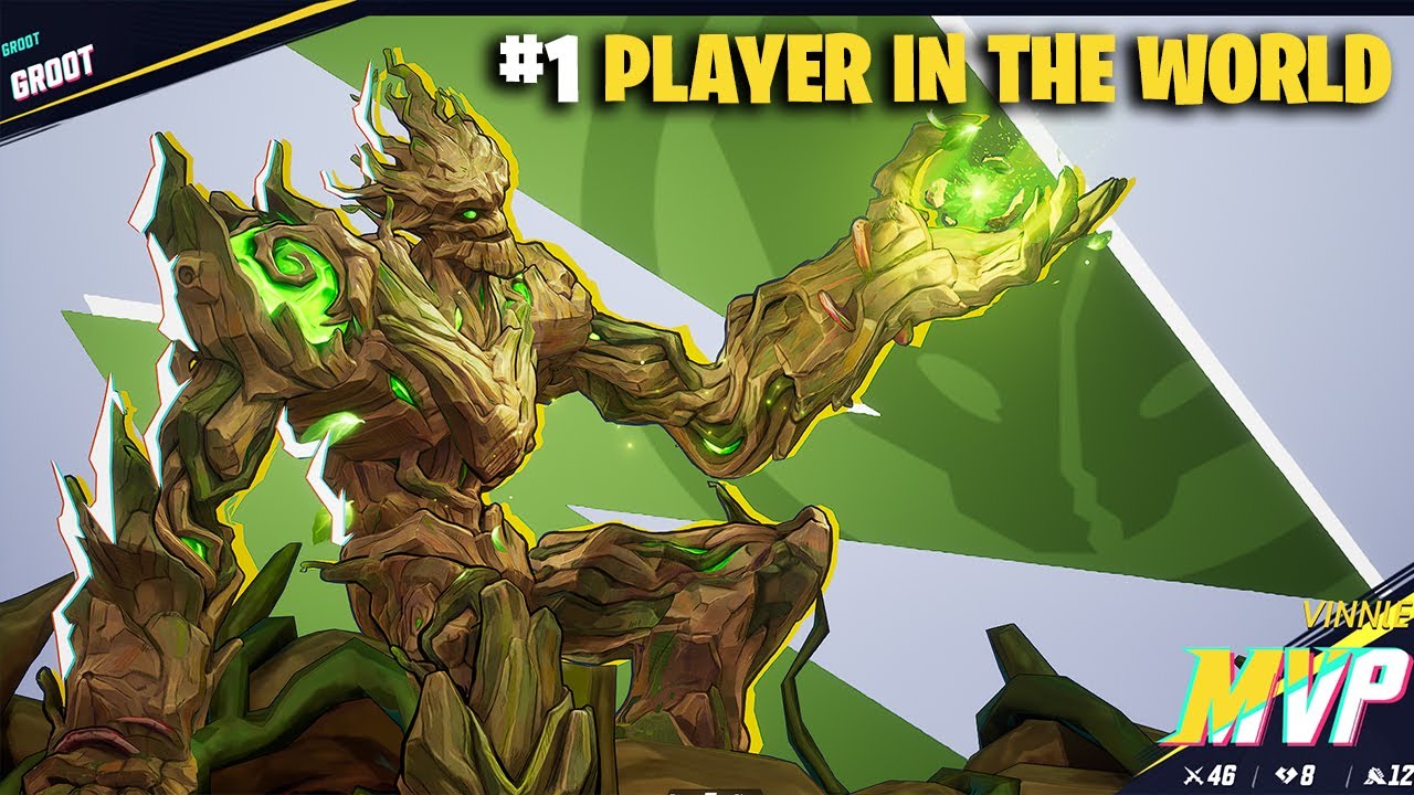 #1 RANKED PLAYER IN THE WORLD ( GROOT INSANE GAMEPLAY ) MARVEL RIVALS ...