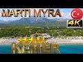 4K KEMER MARTI MYRA HOTEL 2024 TEKIROVA GOOD BEACH RESORT ANTALYA TURKEY