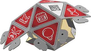 Bennett Holiday Bingo - Dice Assembly Video screenshot 4